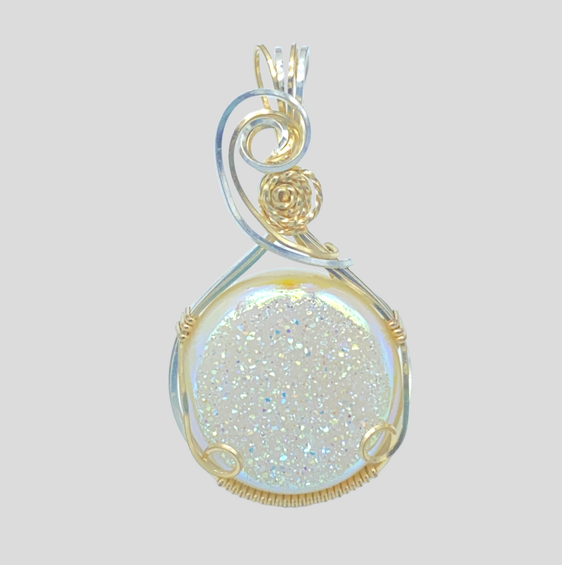 Druzy Quartz Pendant